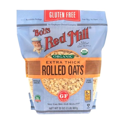 [039978013866] Avena rolada extra gruesa Orgánica GF (Bob´s Red Mill)