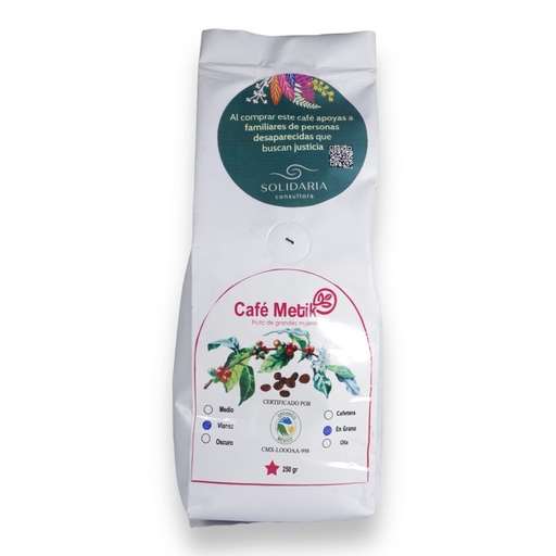 [metik250] Café Orgánico Metik 250g (Metik)