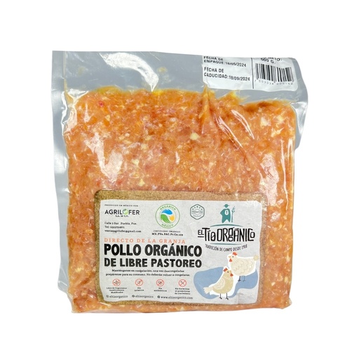 [7503034600152] Carne molida de pollo Kg (El Tío Orgánico)