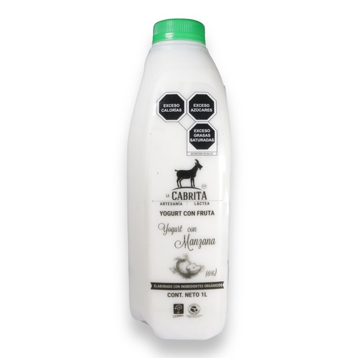 [7503009134484] Yogurt cabra Manzana 1 litro (La Cabrita)