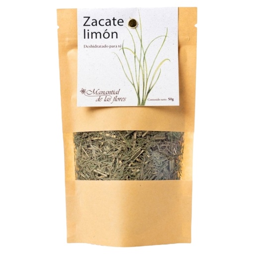 [zacali] Zacate limón deshidratado 50gr (Manantial de las flores)