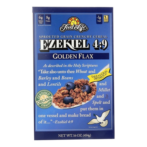 [73472002568] Cereal Grano Entero Linaza Dorada 454 g (Ezekiel)