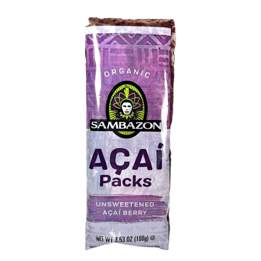 [818411000003] Acai congelado sin azúcar 100 g Sambazon