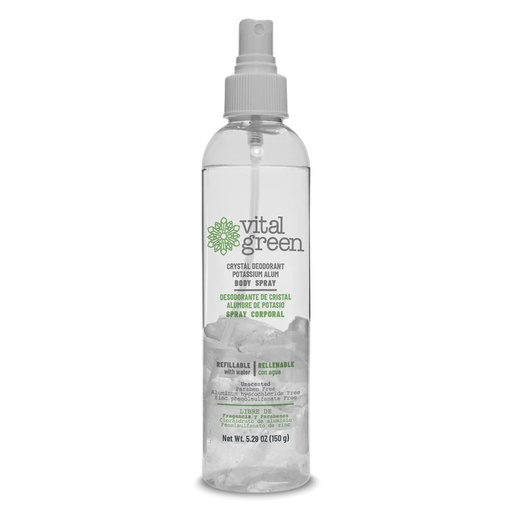 [7502293302289] Desodorante cristal recargable 150g (Vital Green)