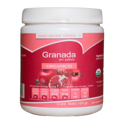 [0643131471273] Granada en polvo 150gr (Sabia Madre Tierra)