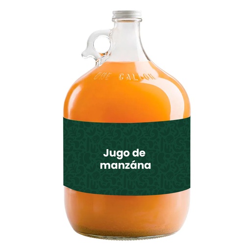 [JUGOMANZANA] Jugo de Manzana 3.8lts (La cocina Verde)