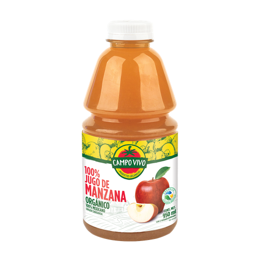 [7502236171200] Jugo de Manzana Org 950 ml (Campo Vivo)