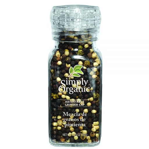 [089836182623] Mezcla de Granos de Pimienta 85g (Simply Organic)