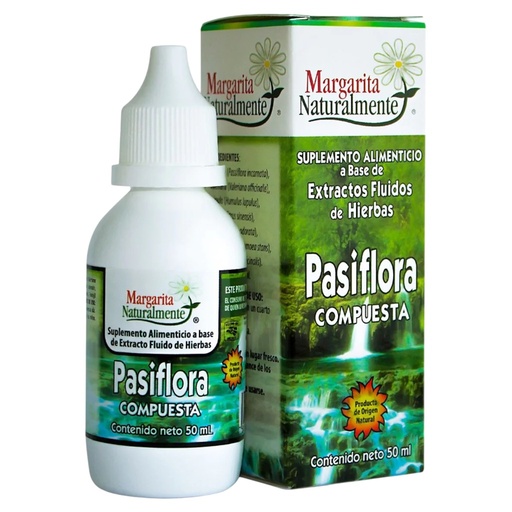 [7503003101161] Pasiflora Compuesta Gotero 50 ml (Margarita Naturalmente)