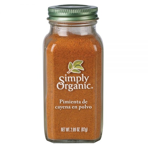 [89836187611] Pimienta de Cayena 82g (Simply Organic) (copia)