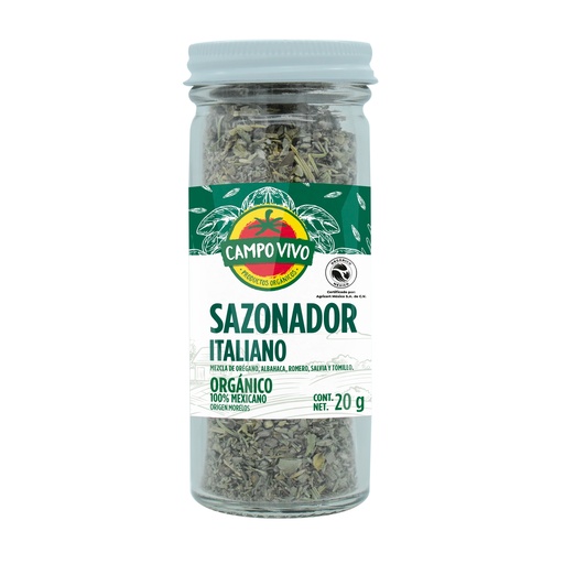 [7502236174126] Sazonador Italiano 20gr (Campo Vivo) (copia)