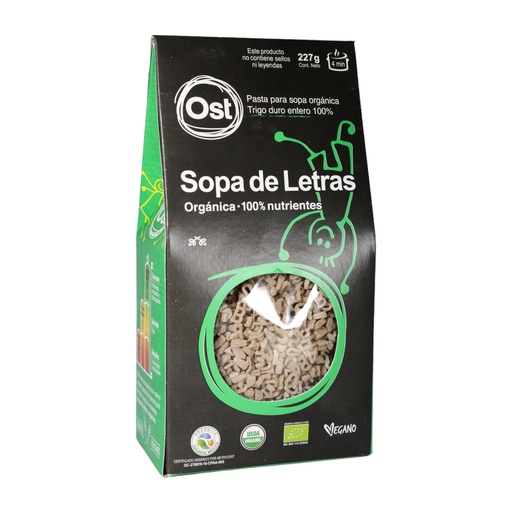 [7500463873904] Sopa de letras integral org 227 g (Ost Gourmet)
