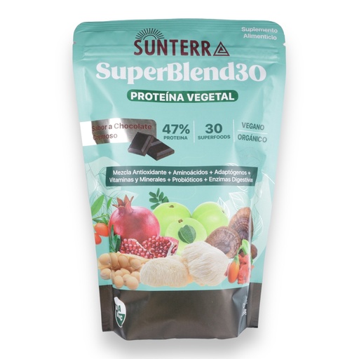 [7502280881001] SuperBlend30 Proteina Vegetal 350g (Sunterra)