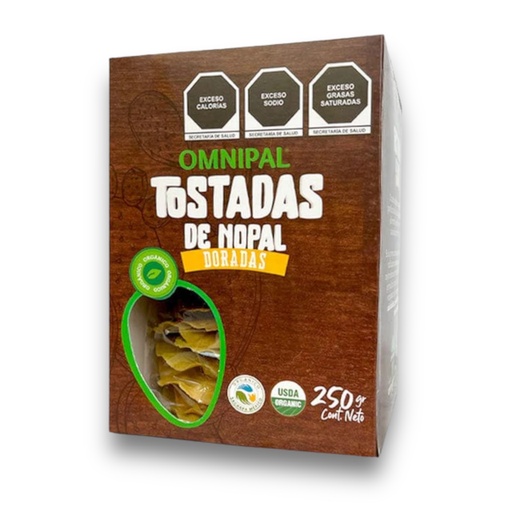 [7503025477077] Tostada Orgánica Dorada 250g (Omnipal)