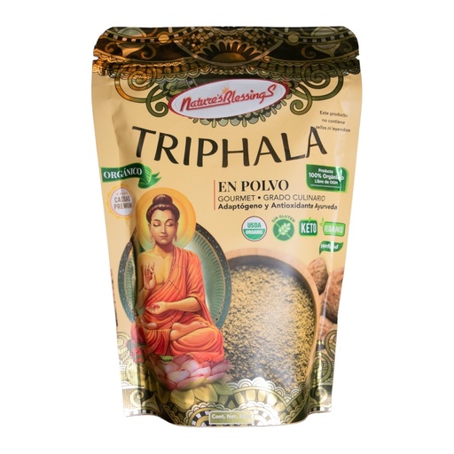 [7502280880349] Triphala Orgánica 200g (Natures Blessings)