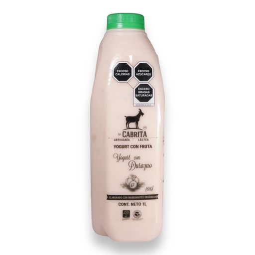 [7503009134538] Yogurt cabra Durazno 1 litro (La Cabrita)