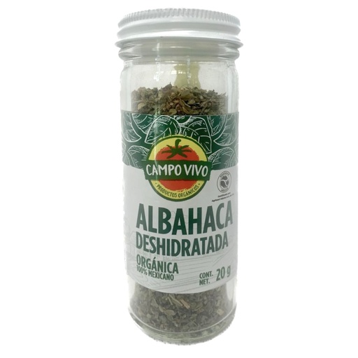 [7502236174065] Albahaca deshidratada 18gr (Campo Vivo) (copia)
