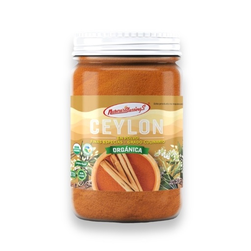 [7503012295578] Canela de Ceylan en Polvo Org 40g (Natures Blessings)