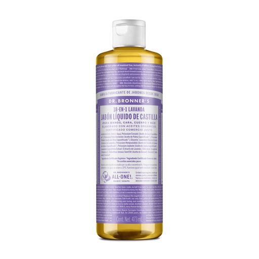 [18787505946] Jabon Liquido Lavanda de Castilla 32Oz (Dr Bronners)