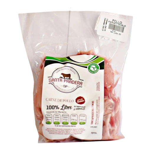 [115] Pierna con Muslo Pollo 550g (Santa pradera)