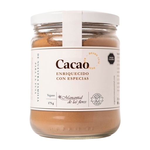 [7503022585898] Cacao con Especias 175g (Manantial de las Flores)
