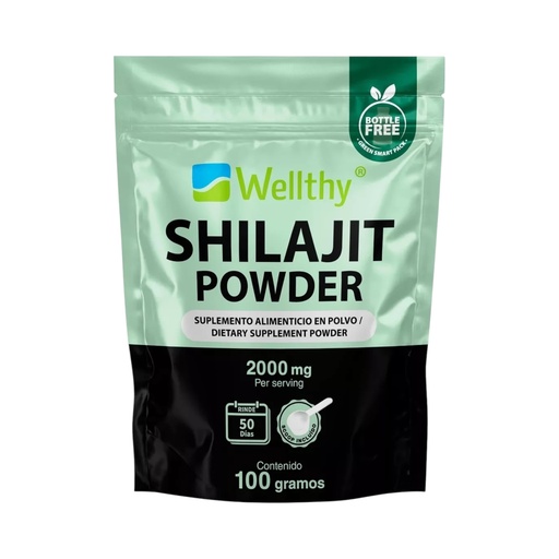 [7503050653224] Shilajit En Polvo 100g(Wellthy)
