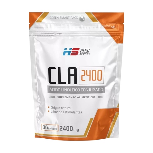 [7503021255945] Ácido Linoleico Conjugado 90caps 2400mg (Hero Sport)