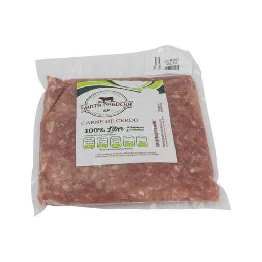 [molidadecerdosp] Molida de cerdo 500g (Santa Pradera)
