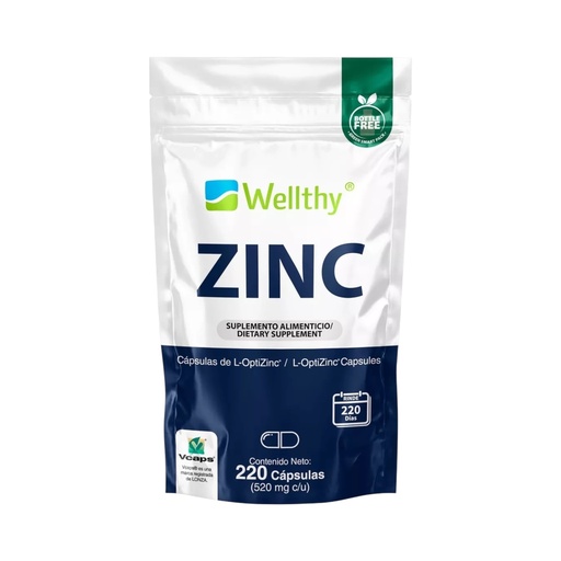 [7503039052666] Zinc 220caps (Wellthy)