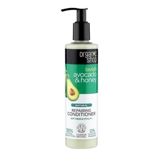 [4743318182957] Acondicionador reparador de aguacate y miel 280ml (Organic Shop)