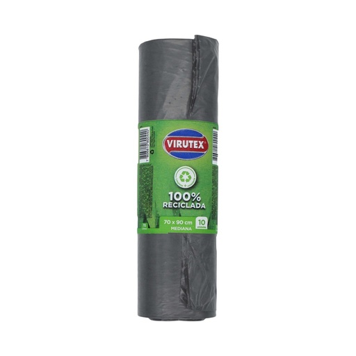 [7806810011730] Bolsas para Basura Recicladas 70x90 10pz (Virutex)