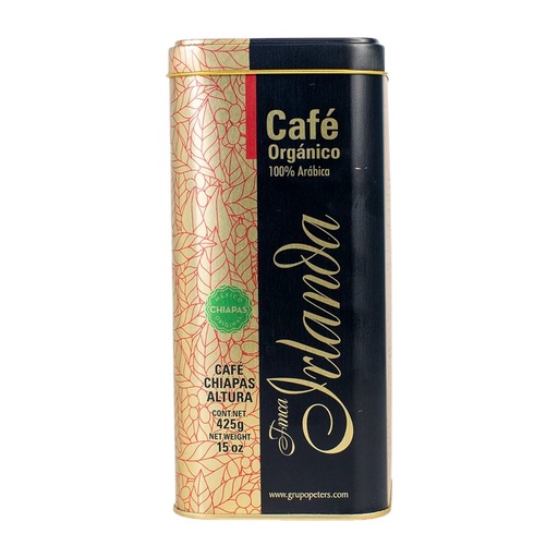 [612603000327] Café Biodinámico Orgánico Lata 425gr (Finca Irlanda)