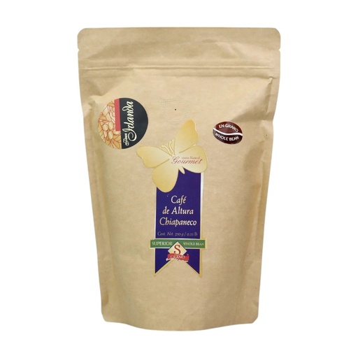 [612603000938] Café Orgánico en grano Superior 250gr (Finca Irlanda)