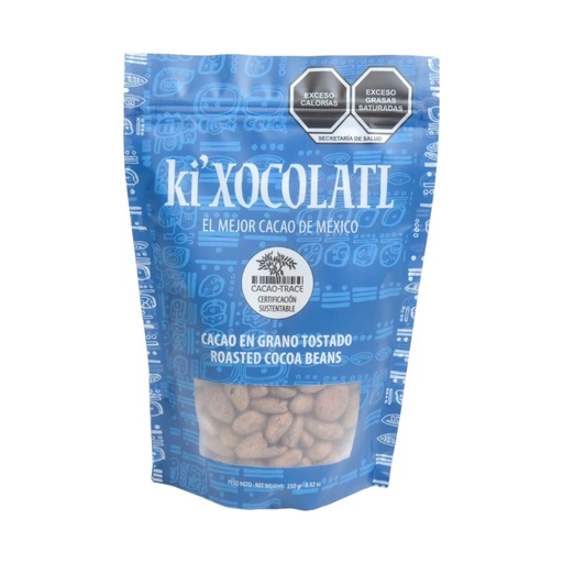 [7503022286030] Cacao Orgánico en grano 250gr (Ki´Xocolatl)