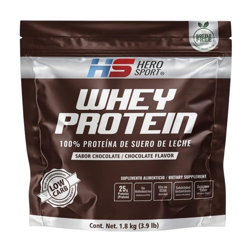 [7503034489948] Whey Protein Chocolate 1.8kg (Hero Sport)