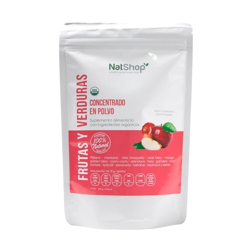 [78447382103] Multivitamínico org 240gr (NatShop) 