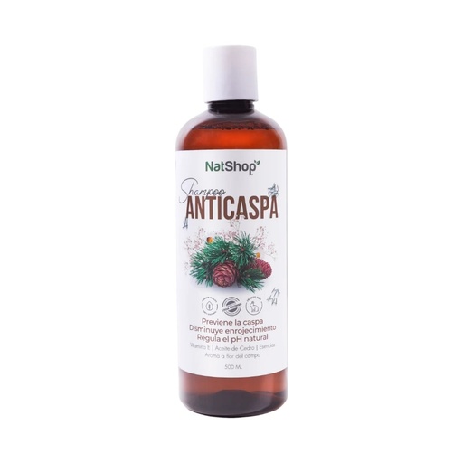 [7844738271213] Shampoo Anticaspa Org 500ml (NatShop)