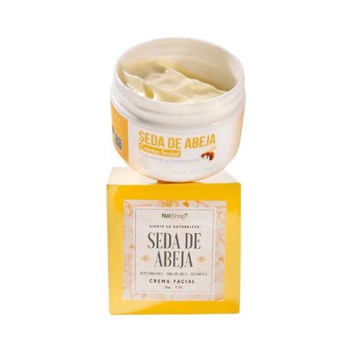 [7844738271216] Seda de Abeja Crema Facial Org 50g (NatShop)