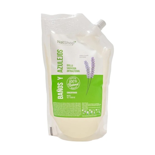 [78447382813] Limpiador Baños y Azulejos Org 1lt (NatShop)