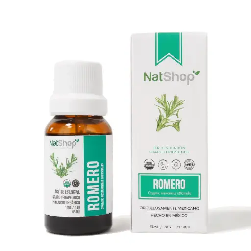 [78447382404] Aceite Esencial de Romero Orgánico 15ml NatShop