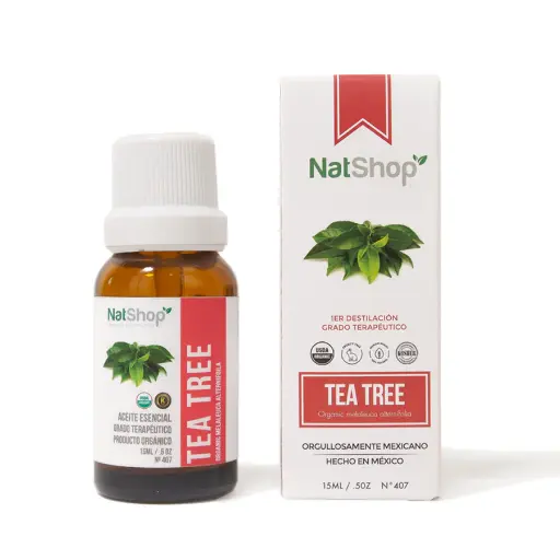[78447382407] Aceite Esencial de Tea Tree Orgánico 15ml NatShop
