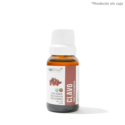 [78447382414] Aceite Esencial de Clavo Orgánico 15ml NatShop