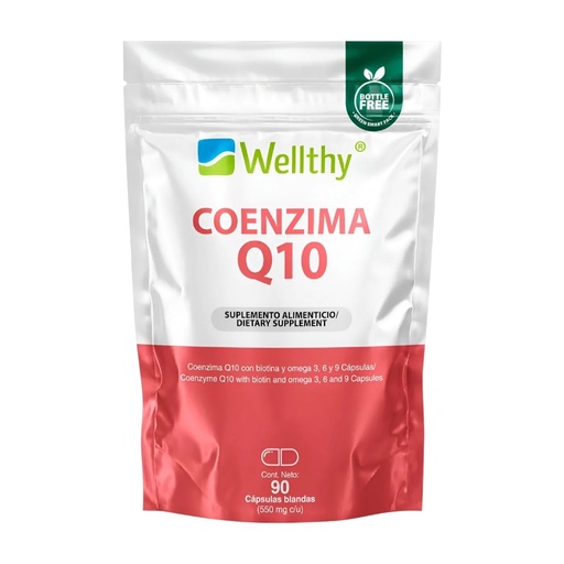 [7503056179650] Coenzima Q10 90 caps (Wellthy)