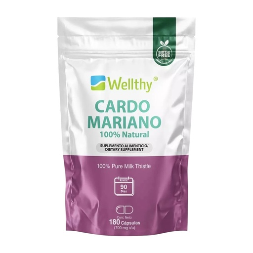 [cardomarianocaps] Cardo Mariano 180 caps (Wellthy)