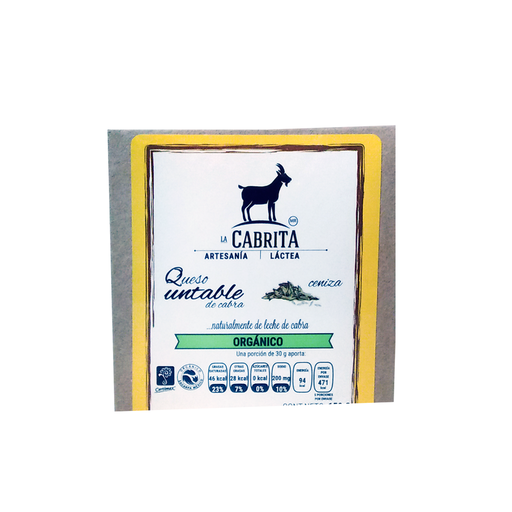 [7503009134101] Queso untable ceniza 150 g (La Cabrita)