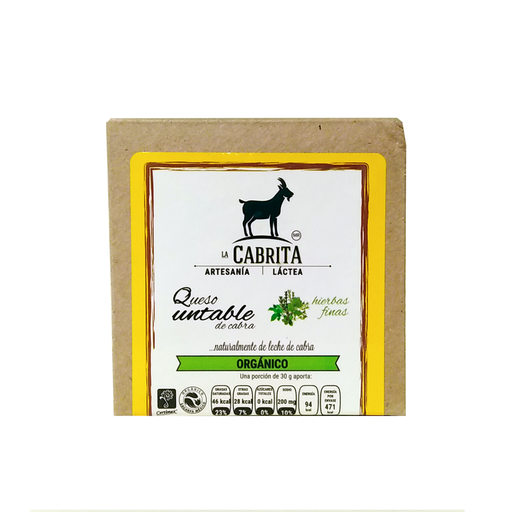 [7503009134095] Queso untable hierbas finas 150 g (La Cabrita)