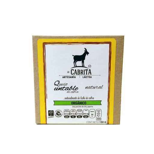 [7503009134088] Queso untable natural 150 g (La Cabrita)