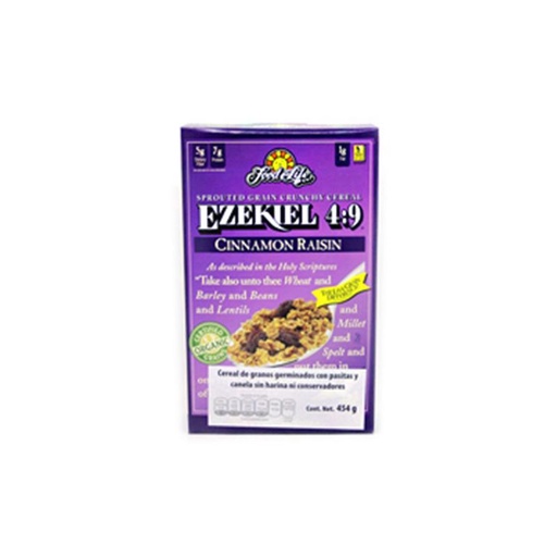 [073472002575] Cereal pasas canela 454gr (Ezekiel)