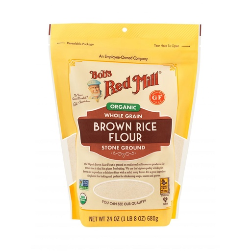 [039978029744] Harina de arroz oscuro organica 680g (Bobs red mill)