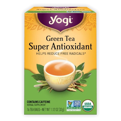 [076950450363] Te Green Super Antioxidant 32g 16pz (Yogi)